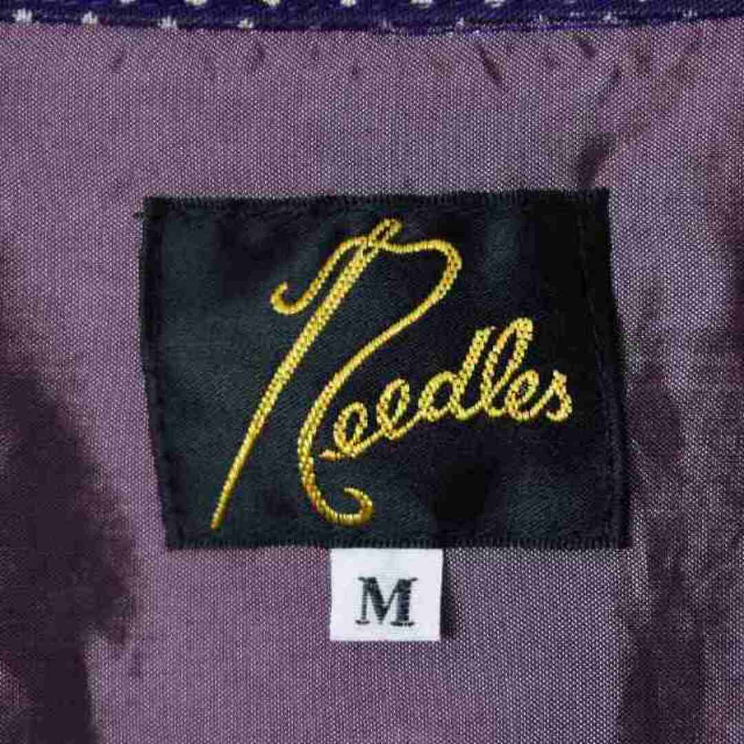 Needles(ニードルス)のニードルス カットオフ クラシック ショートスリーブ シャツ M 紫 パープル メンズのトップス(シャツ)の商品写真