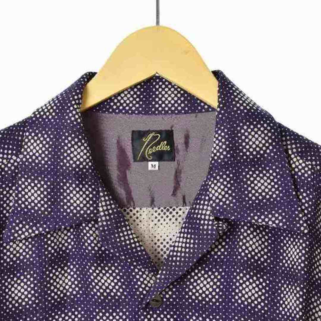 Needles(ニードルス)のニードルス カットオフ クラシック ショートスリーブ シャツ M 紫 パープル メンズのトップス(シャツ)の商品写真