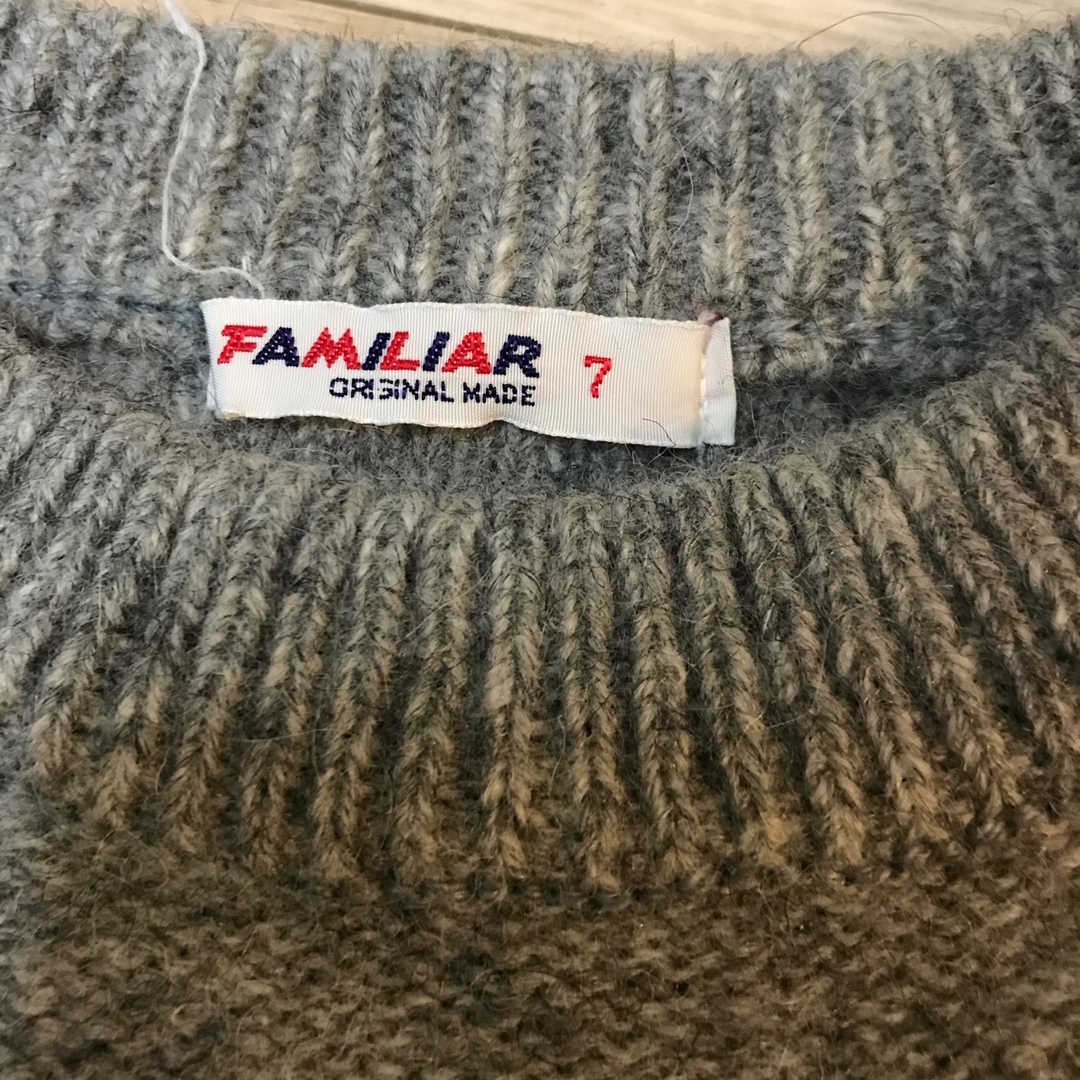 familiar(ファミリア)の【早い者勝ち　美品】ファミリア ニット セーター キッズ/ベビー/マタニティのキッズ服男の子用(90cm~)(ニット)の商品写真