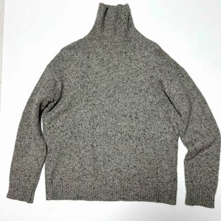 22AW ベビーカシミヤ ニット　ブラウン　オーラリー　タートルネック　3