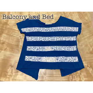 バルコニーアンドベット(Balcony and Bed)のBalcony and Bed レースカットソー(カットソー(半袖/袖なし))