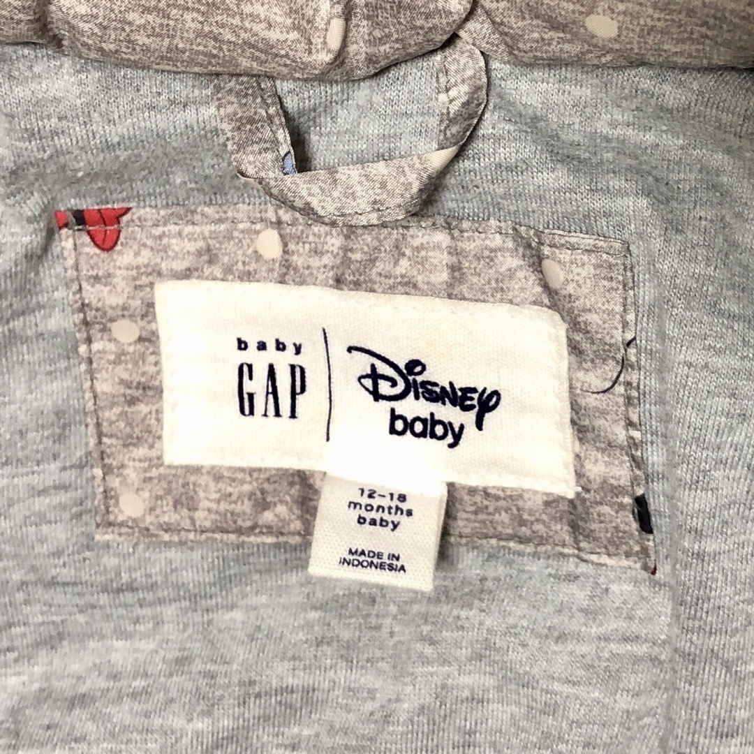 GAP(ギャップ)のベビーダウン　80 キッズ/ベビー/マタニティのベビー服(~85cm)(ジャケット/コート)の商品写真