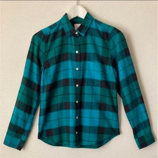 ギャップ(GAP)の【美品】GAPチェックシャツ(シャツ/ブラウス(長袖/七分))