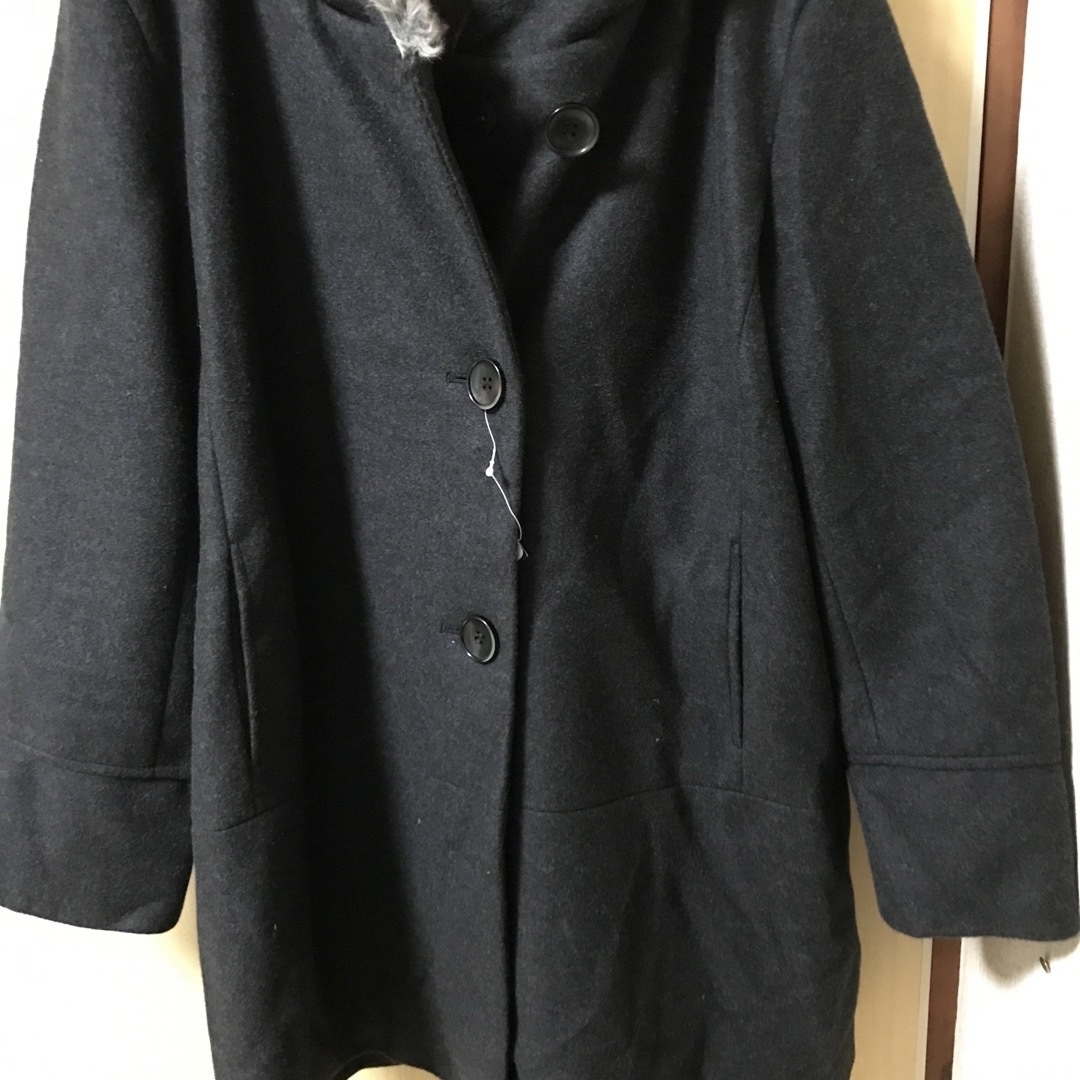 アウターコート4Lシャツ風ワンピース　さゆさん用 レディースのジャケット/アウター(ロングコート)の商品写真