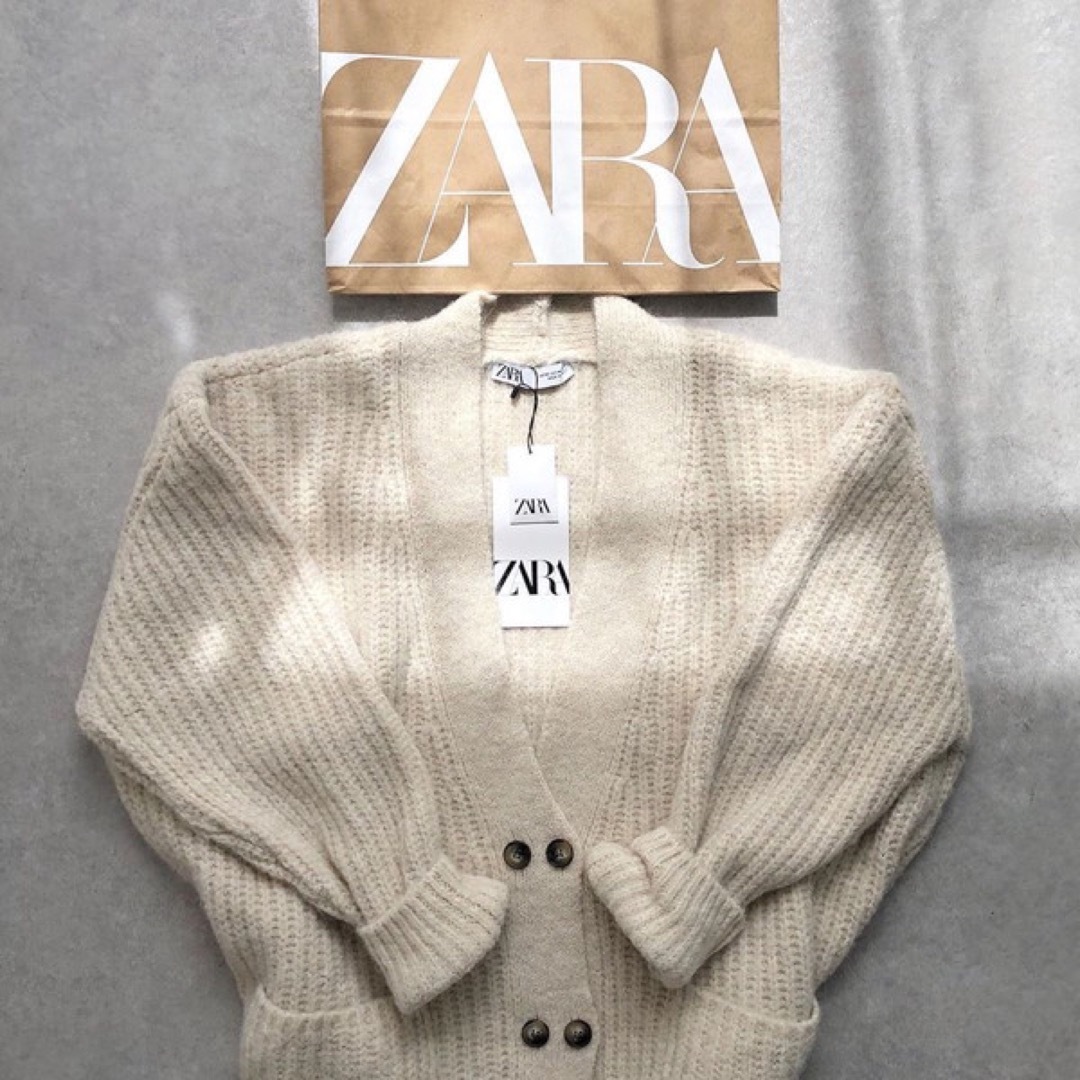 ZARA - ZARA ザラ ニットカーディガン 厚手 の通販 by Huty's shop