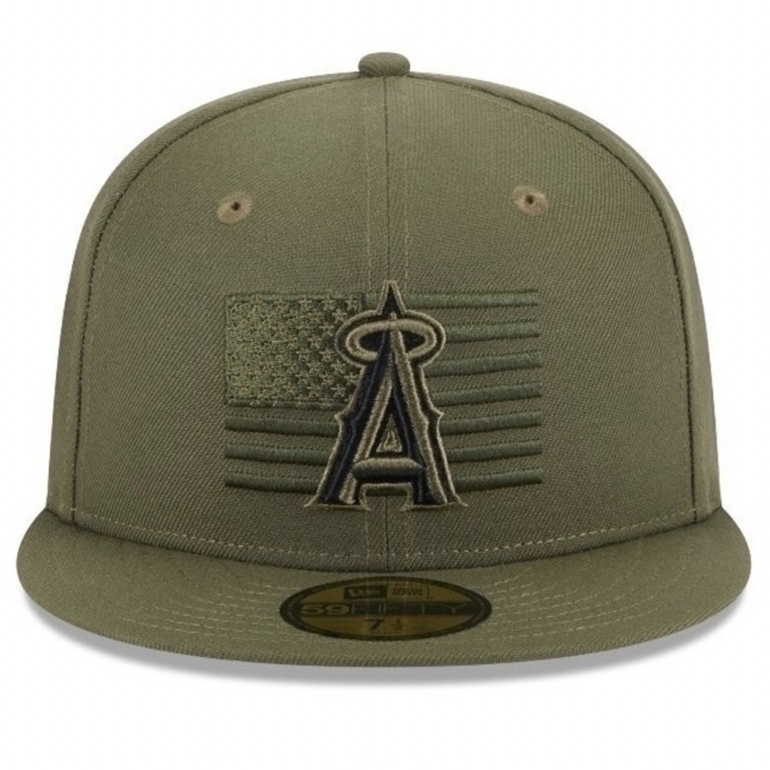 NEW ERA(ニューエラー)の新品 完売 NEW ERA ニューエラ LA ANGELS エン 7 5/8 メンズの帽子(キャップ)の商品写真