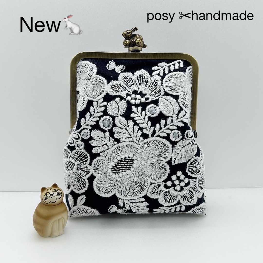 ミナペルホネン* ハンドメイド がま口ポーチ - 財布・ケース・小物入れ ミナペルホネン* ハンドメイド がま口ポーチ - 財布・ケース・小物入れ
