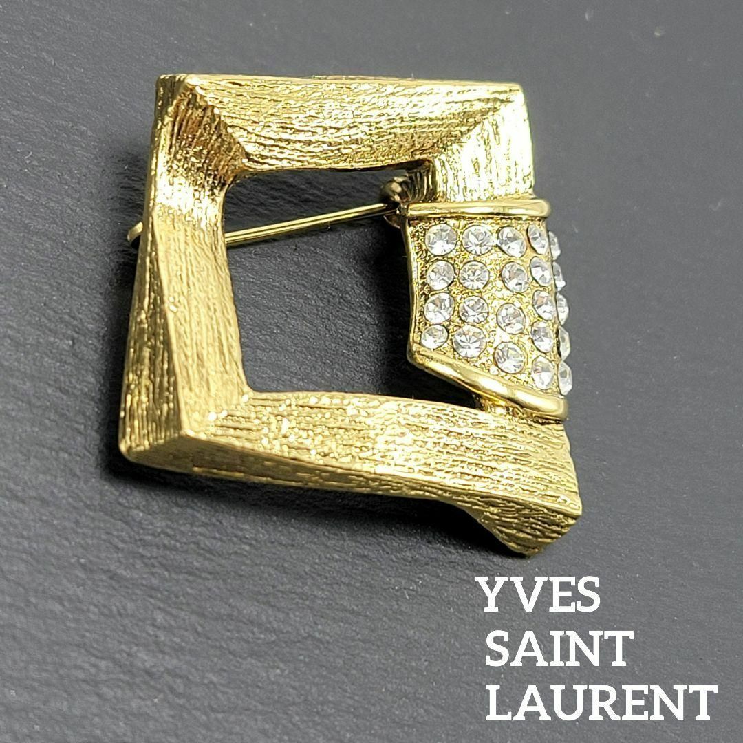 Yves Saint Laurent - 【極美品】YVES SAINT LAURENT ブローチ