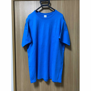 ギルタン(GILDAN)の極美品　ギルダン　GILDAN ハーフスリーブTシャツ　ブルー　LLサイズ(衣装)
