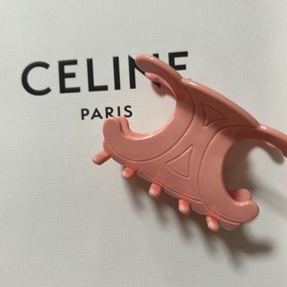 セリーヌ(celine)の【再販セール】セリーヌ　ピンクヘアクリップ(バレッタ/ヘアクリップ)