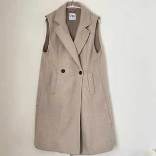 ザラ ベスト/ジレ(レディース)（ベージュ系）の通販 300点以上 | ZARA