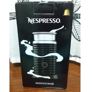 ネスプレッソ(NESPRESSO)のミルク 加熱 泡立て器 ネスプレッソ エアロチーノ 3 ブラック(エスプレッソマシン)
