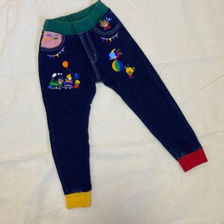 ミキハウス(mikihouse)のミキハウス 豪華 パンツ デニム スウェット サーカス プッチー 110(パンツ/スパッツ)