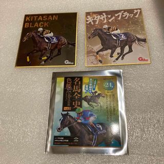 名馬全史色紙vol.3 キタサンブラック ノーマル&SP色紙セットの通販 by