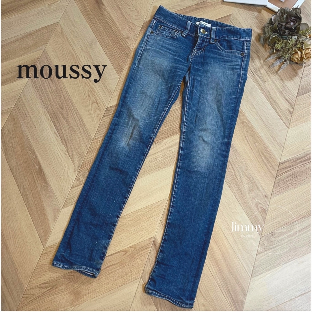 moussy(マウジー)の【moussy】マウジー　スキニージーンズ　デニム　サイズ25 レディースのパンツ(デニム/ジーンズ)の商品写真