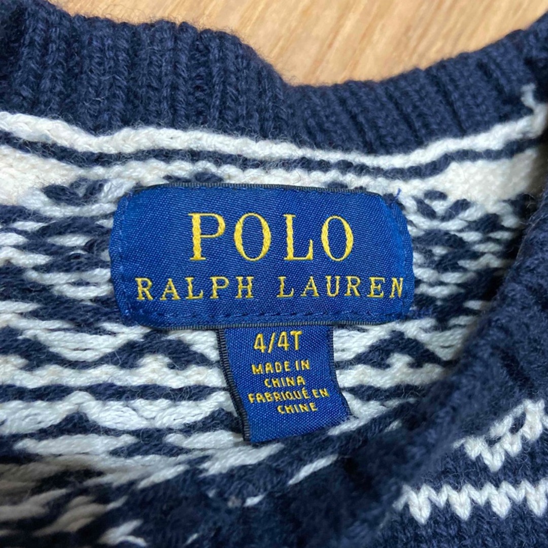 POLO RALPH LAUREN(ポロラルフローレン)のラルフローレン　セーター キッズ/ベビー/マタニティのキッズ服男の子用(90cm~)(ニット)の商品写真