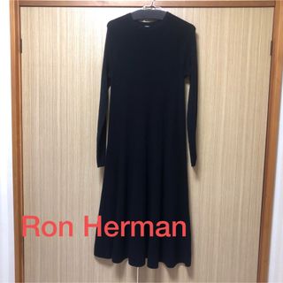 値下げ！ronherman ロングワンピース　リブワンピース　オーラリー