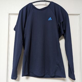 アディダス(adidas)のadidas　ロンT　アンダーシャツ　М　ネイビー(その他)