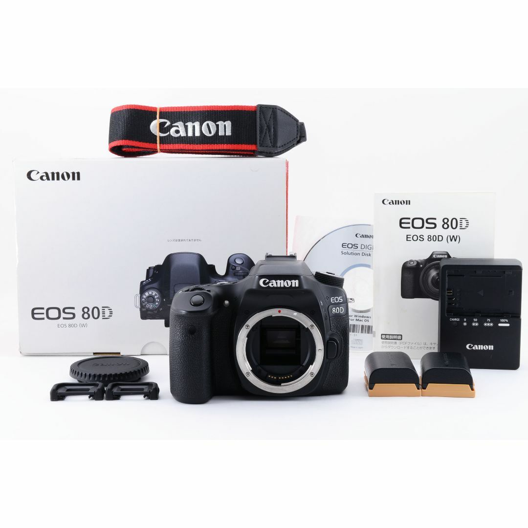 Canon - Canon EOS 80D ボディ【初期付属品完備】の通販 by ミュートス