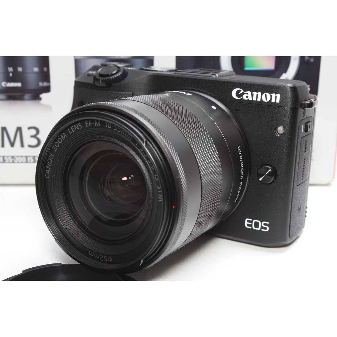 Canon - ❤️Wi-Fi内蔵&自撮り❤️Canon EOS M3 レンズキット