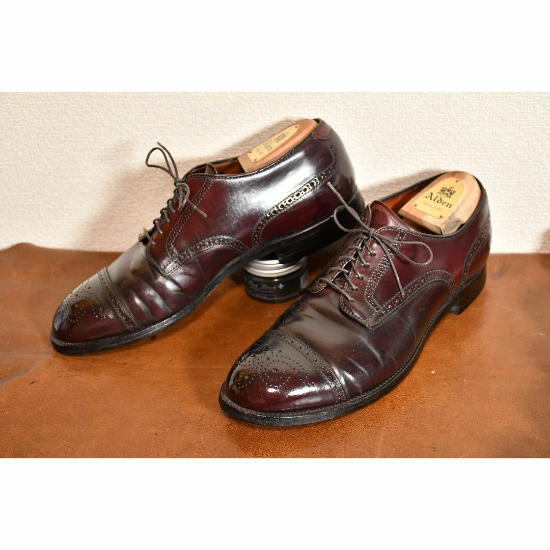 AldenのALDENALDEN #54098 cordovan 9 1/2B/D 27.5cm