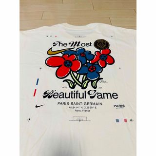 パリサンジェルマン(Paris Saint-Germain)の新品未使用　ナイキ　パリサンジェルマン　半袖　Tシャツ(Tシャツ/カットソー(半袖/袖なし))