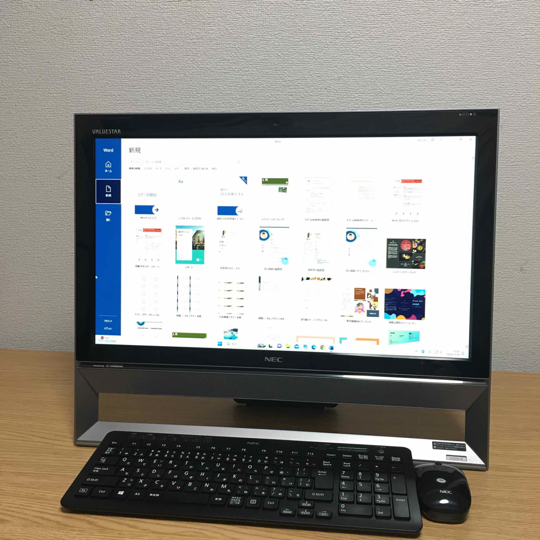 NEC 23.8インチ i7-10510U/8GB/TV付 Office2019