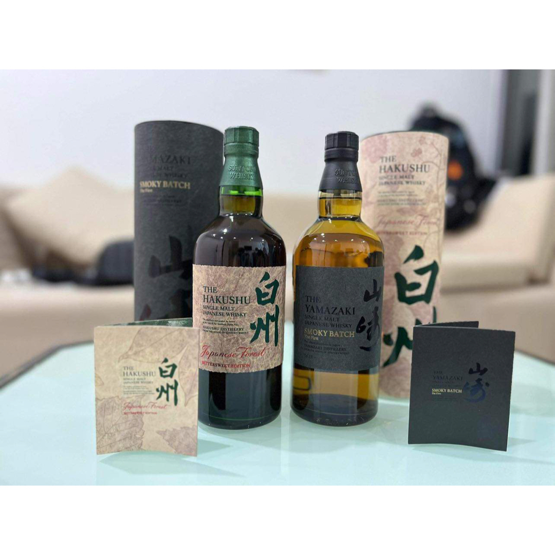 山崎 2本Smoky Batch 白州 1本Japanese Forest