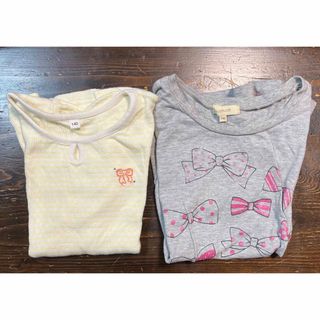 ハッシュアッシュ(HusHush)の【140cm】Tシャツ2枚セット　HusHushなど(Tシャツ/カットソー)