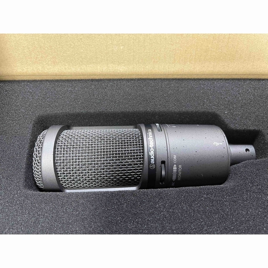 audio-technica(オーディオテクニカ)の【値下げ即発送】AT2020USB+マイク　オーディオテクニカ  楽器のレコーディング/PA機器(マイク)の商品写真