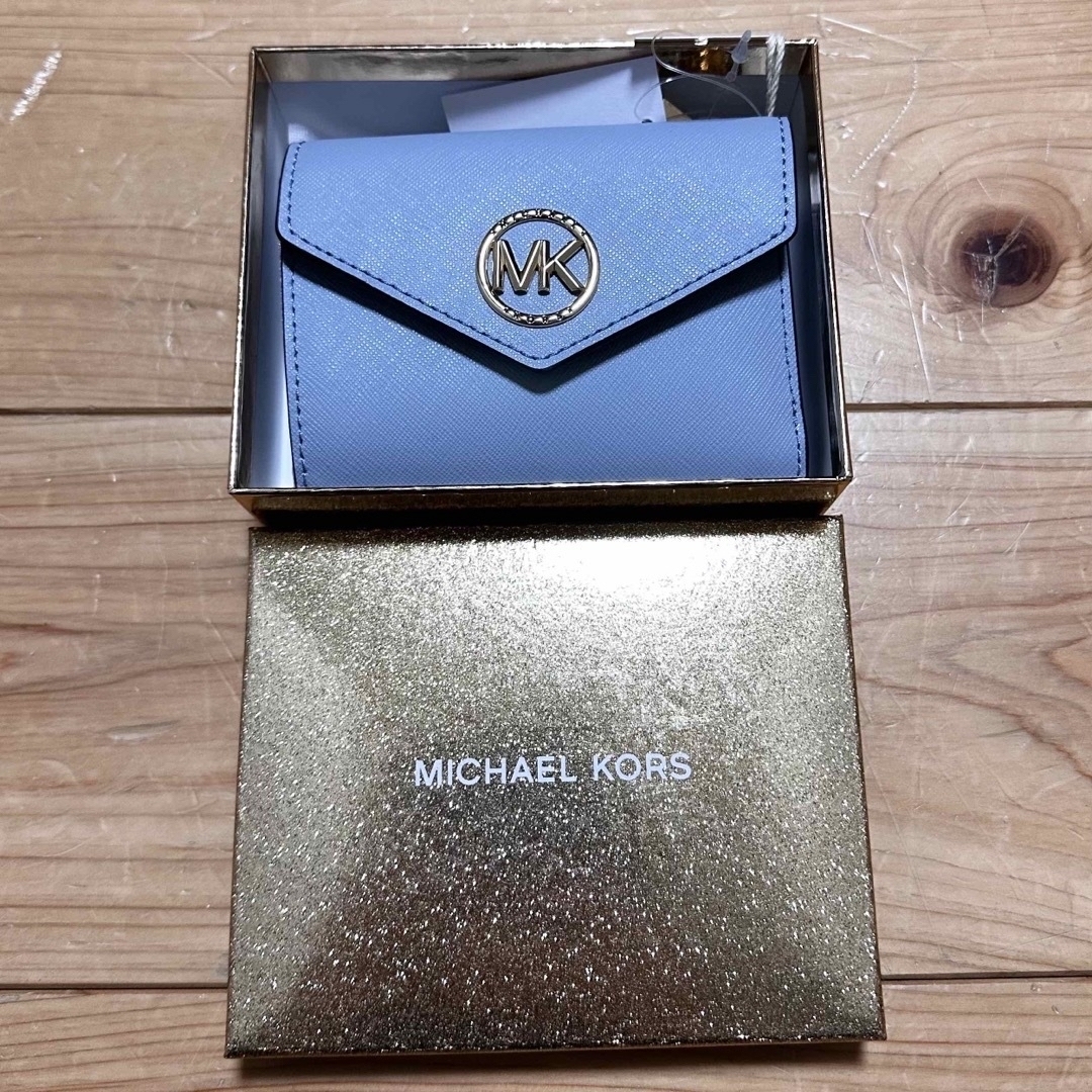 Michael Kors(マイケルコース)の新品　マイケルコース　財布　三つ折り財布　本革 レディースのファッション小物(財布)の商品写真