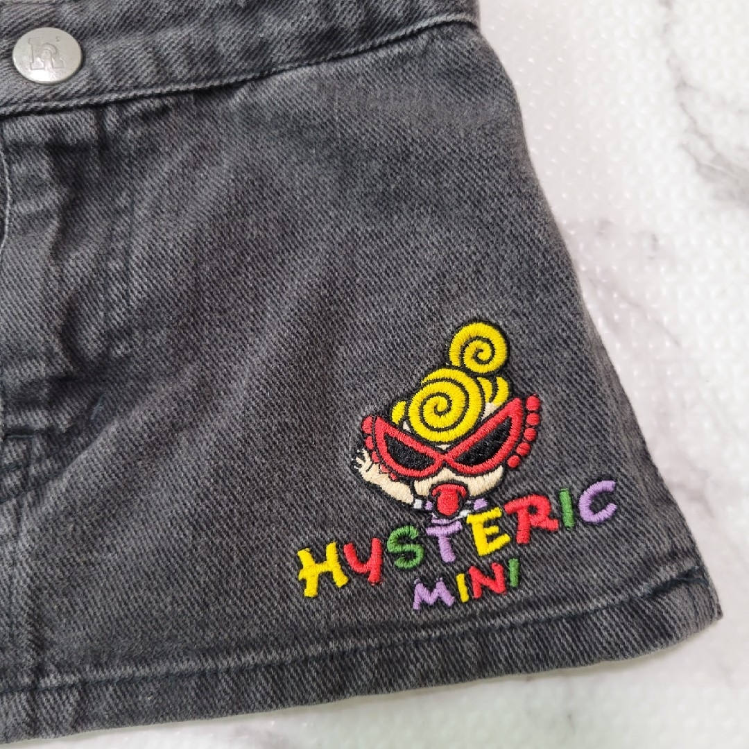 HYSTERIC MINI(ヒステリックミニ)のヒステリックミニ デニムスカート 子供服 キッズ/ベビー/マタニティのベビー服(~85cm)(スカート)の商品写真