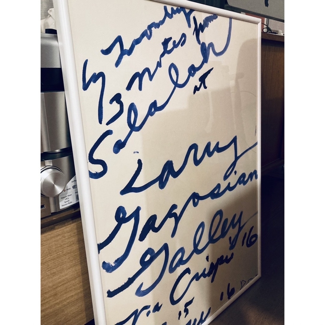 特注フレーム額装済 Cy Twombly サイ・トゥオンブリー 人気希少 特注フレーム額装済 Cy Twombly サイ・トゥオンブリー 人気希少