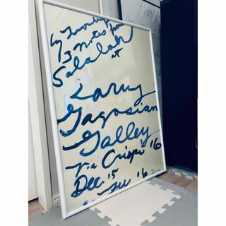 特注フレーム額装済 Cy Twombly サイ・トゥオンブリー 人気希少ポスター(印刷物)