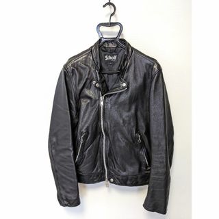 ショット(schott)のFREAK'S STORE別注 SCHOTT ライダースジャケット M 羊革 (ライダースジャケット)