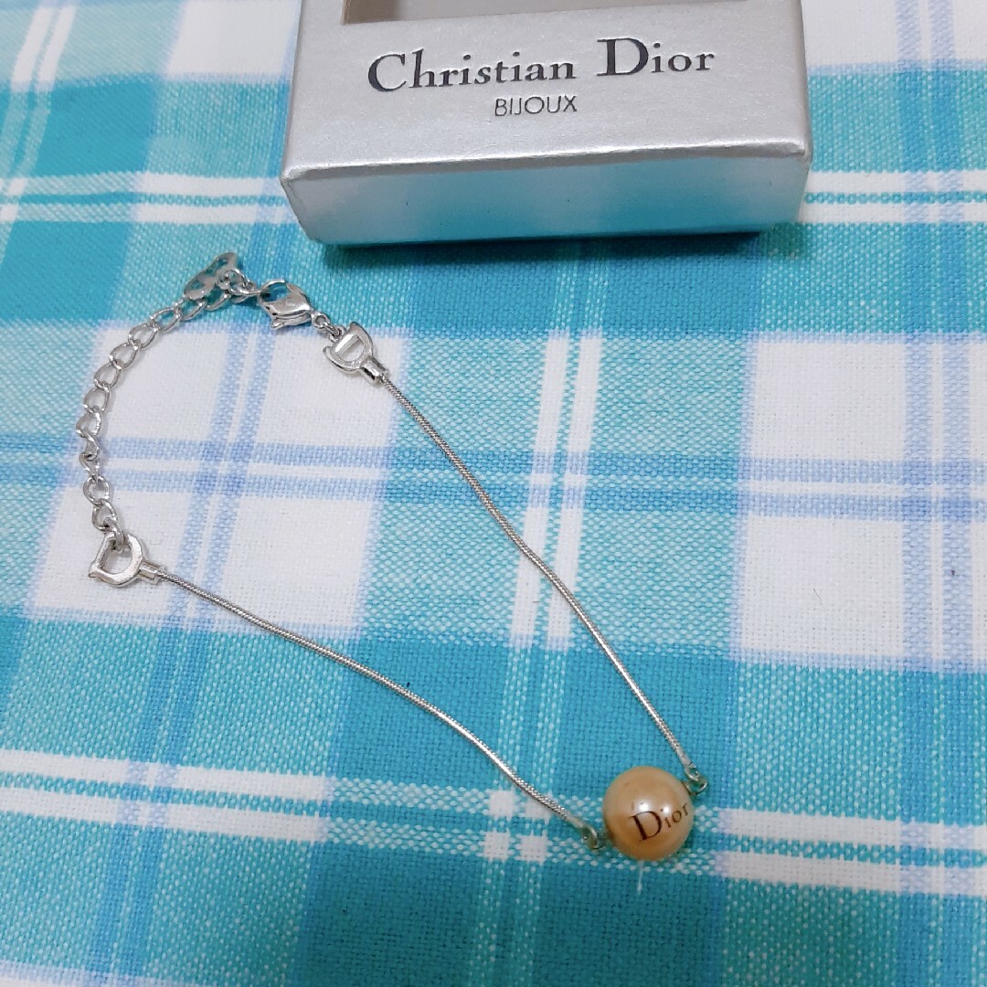 Christian Dior(クリスチャンディオール)のレア！確実本物＊Christian Dior　ディオール　ブレスレット　チャーム レディースのアクセサリー(ブレスレット/バングル)の商品写真