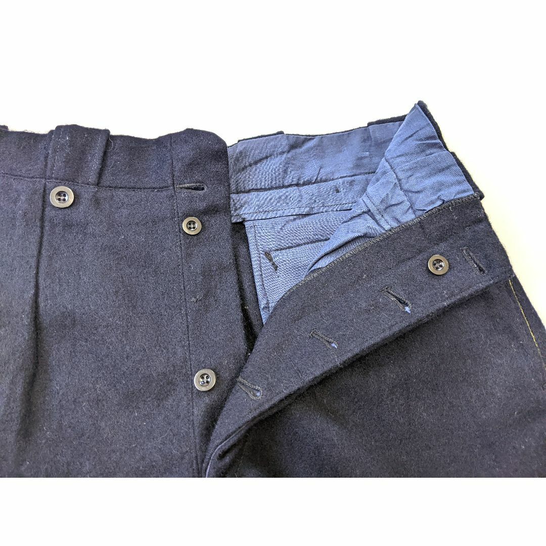 50's 60's フランス軍 国境警備隊ラインパンツ ウールパンツ 42 50's 60's フランス軍 国境警備隊ラインパンツ ウールパンツ 42