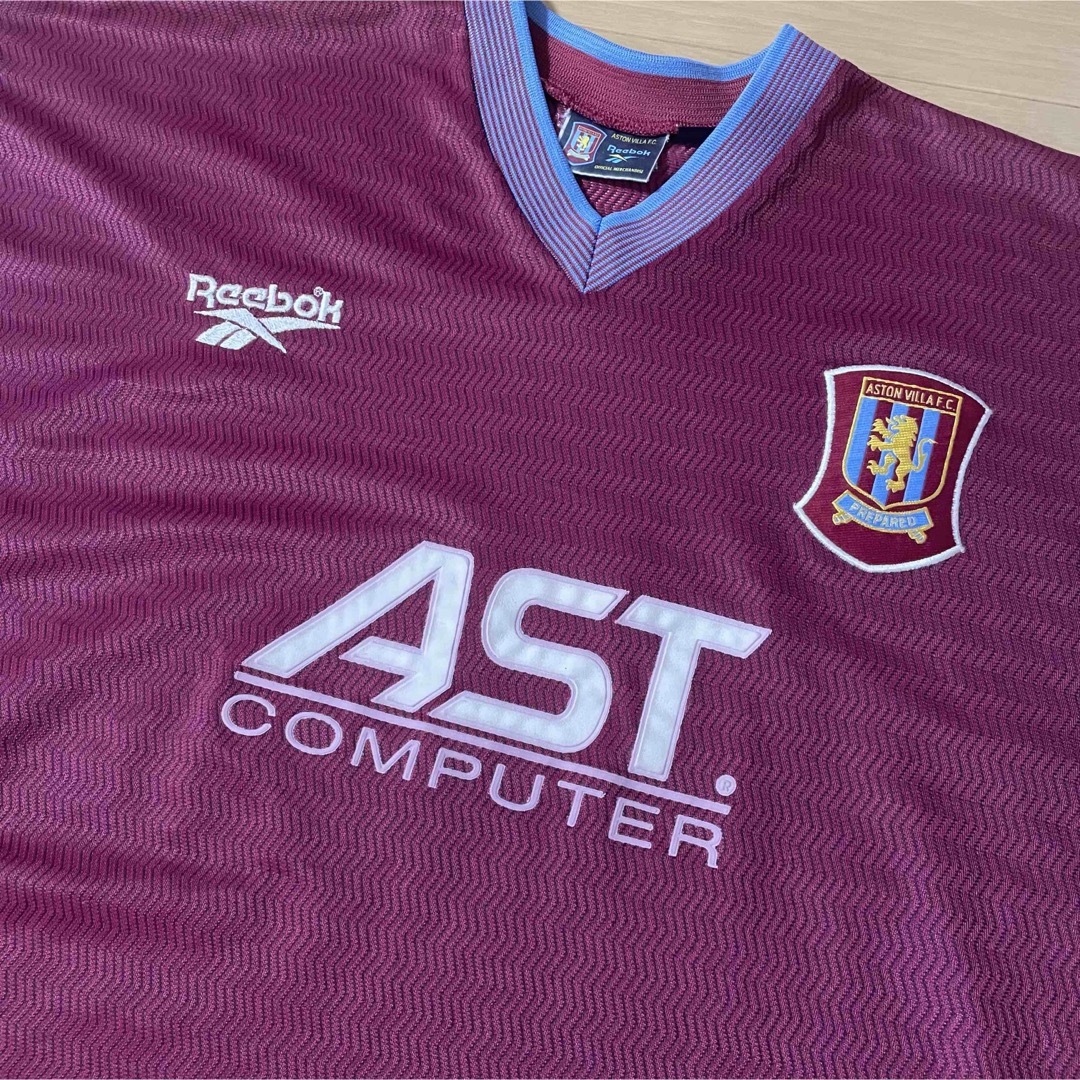 Reebok(リーボック)のAston Villa FC 97-98 Home Kit メンズのトップス(Tシャツ/カットソー(半袖/袖なし))の商品写真