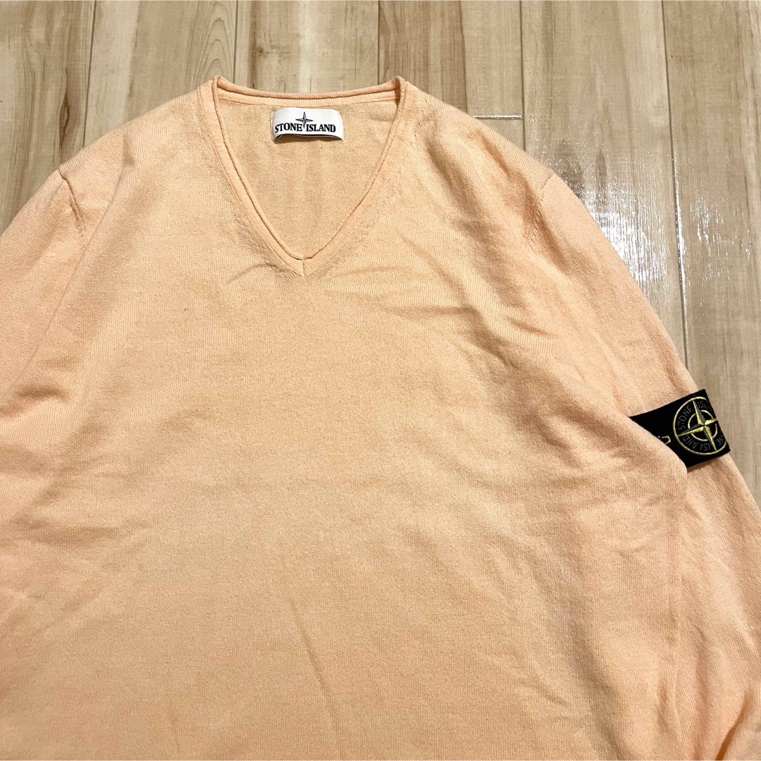 STONE ISLAND - 激レア！18SS STONE ISLAND “V-NECK” KNIT セーターの