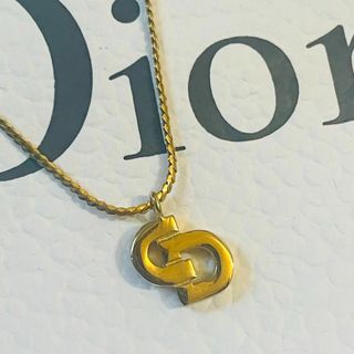 未使用級 Dior ネックレス CD ロゴ 希少 刻印あり 金