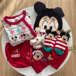 ディズニー(Disney)のディズニーストア クリスマス ロンパース まとめ売り(ロンパース)