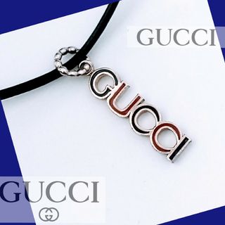 Gucci - グッチGUCCI✪ネックレストップ ロゴプレート✪Ag925 シルバー