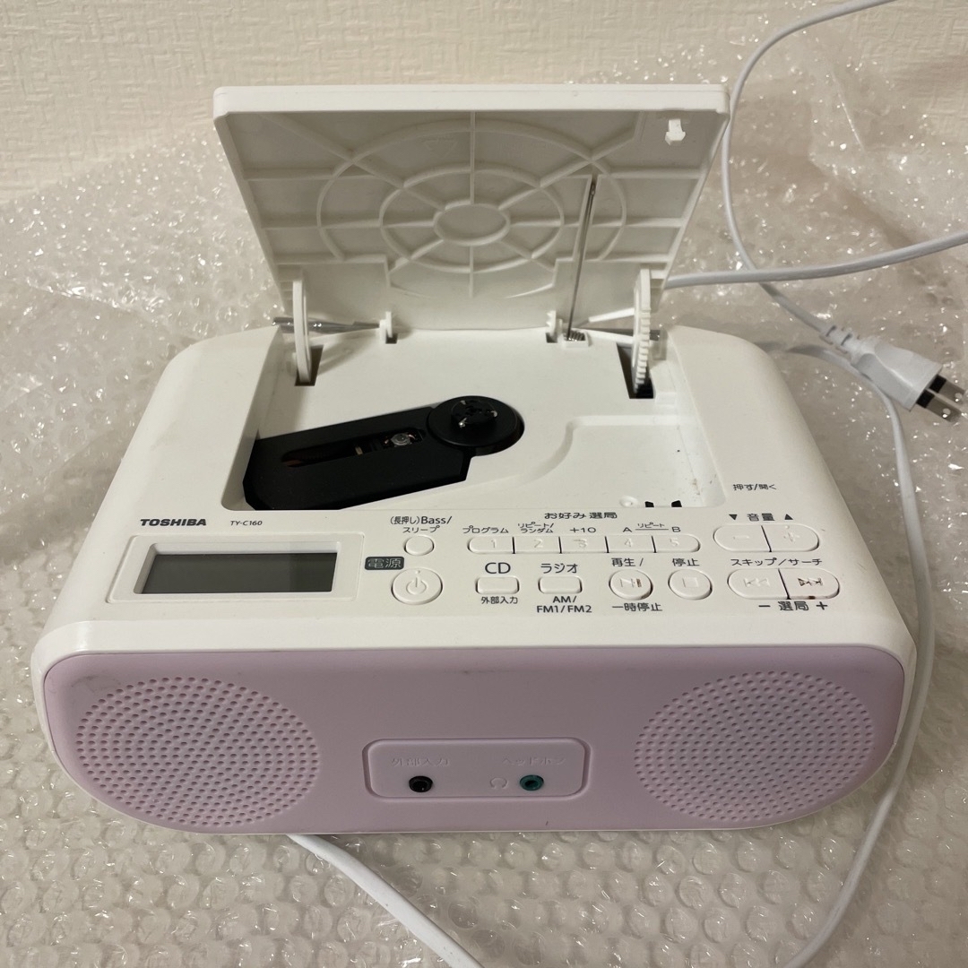 東芝(トウシバ)のCDラジオ　東芝   TOSHIBA   正規品　正常に作動します スマホ/家電/カメラのオーディオ機器(ラジオ)の商品写真