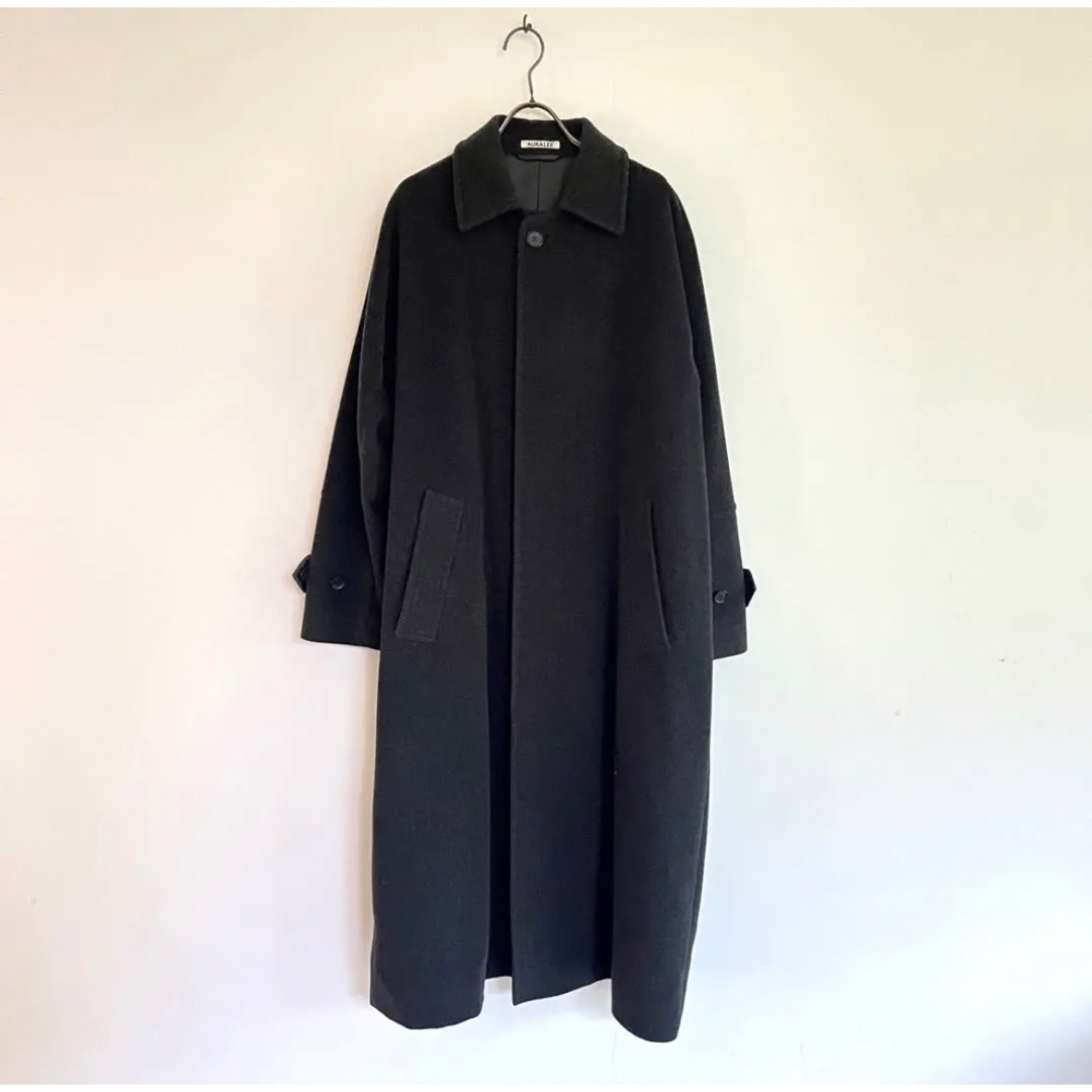 AURALEE(オーラリー)のAURALLE cashmere wool mosser big coat レディースのジャケット/アウター(ロングコート)の商品写真