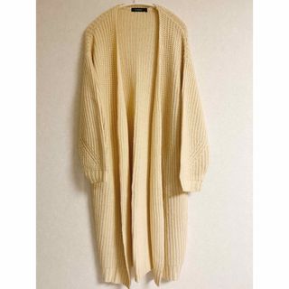 ダブルクローゼット(w closet)のダブルクローゼット w closet ニット カーディガン トッパー ロング(カーディガン)