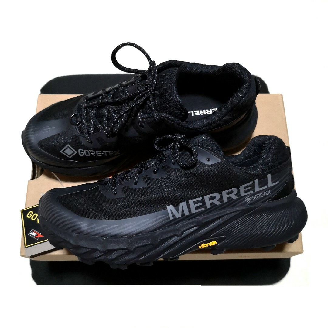 MERRELL(メレル)のMERRELL メレル☆AGILITY PEAK 5 GTX 黒25cmサロモン メンズの靴/シューズ(スニーカー)の商品写真