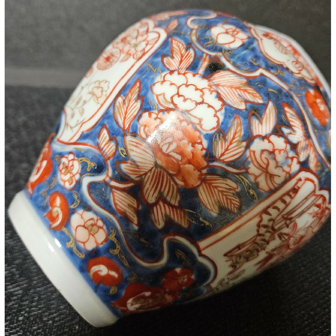 江戸時代中期 元禄~享保期 古伊万里 染錦 面取り 花尽し 沈香壺 江戸時代中期 元禄~享保期 古伊万里 染錦 面取り 花尽し 沈香壺