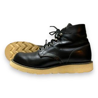 レッドウィング(REDWING)の8165美品5.5D茶芯／四角犬タグレッドウィングアイリッシュセッター黒ブーツ(ブーツ)