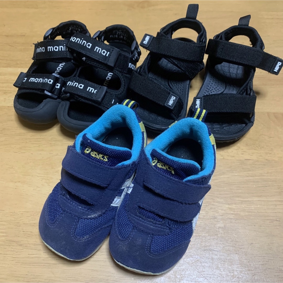 asics(アシックス)のasics/スニーカー/サンダルセット　14.0cm キッズ/ベビー/マタニティのベビー靴/シューズ(~14cm)(スニーカー)の商品写真