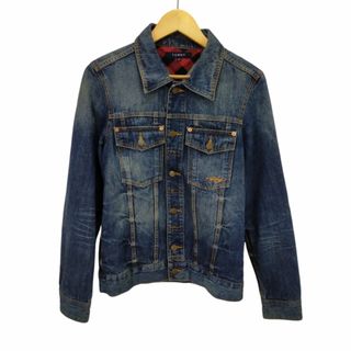 トミー(TOMMY)のTOMMY(トミー) 襟裏チェック 切替 デニム ジャケット レディース(Gジャン/デニムジャケット)